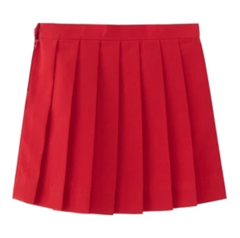 กระโปรงอนุบาล ตราสมอ (แดง)