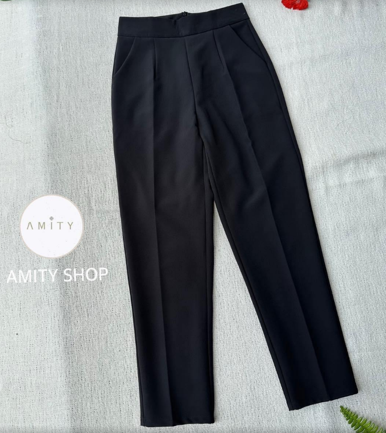 91-กางเกงผ้ามันทรงกระบอกวินเทจ-1